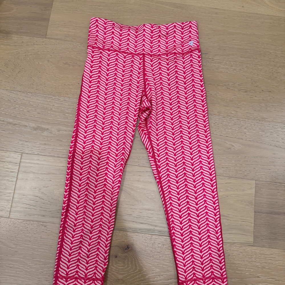 Viineyard Vines Performance Pink Patterned Leggings XS